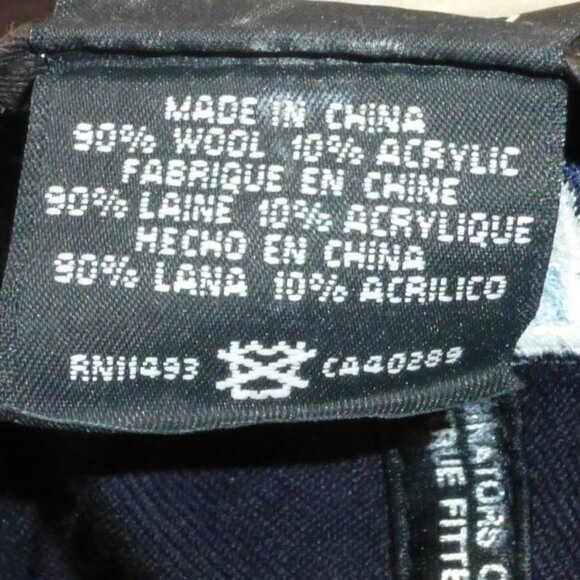 New Era Anaheim Angels A Wings Logo Fitted 7 1/2 Wool Hat Cap Blue - Picture 8 of 8